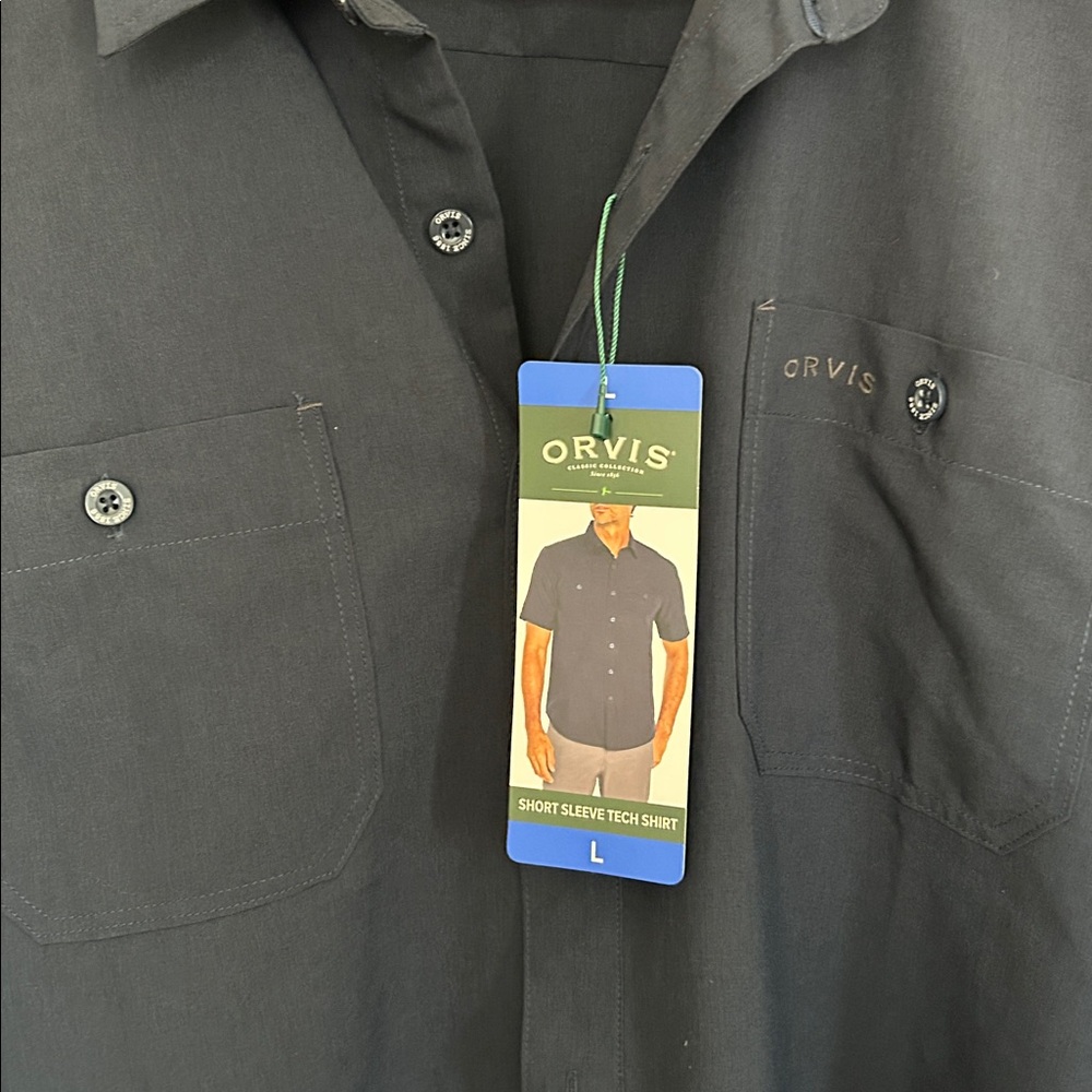 NWT Orvis short sleeve Tech Shirt - Picture 3 of 5